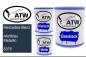 Preview: Mercedes-Benz, Atollblau Metallic, 5375: 1L Lackdose + 1L Klarlack + 500ml Härter - Set, von ATW Autoteile West.